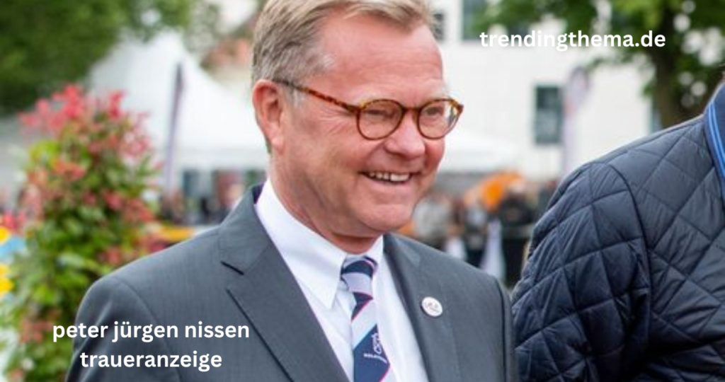 Peter Jürgen Nissen Traueranzeige